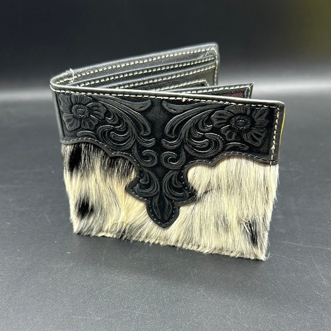 Salt & Pepper Embossed Men's Wallet