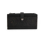 Montana West Black Embossed Wallet