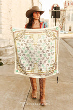 Biege & Branded Wild Rag
