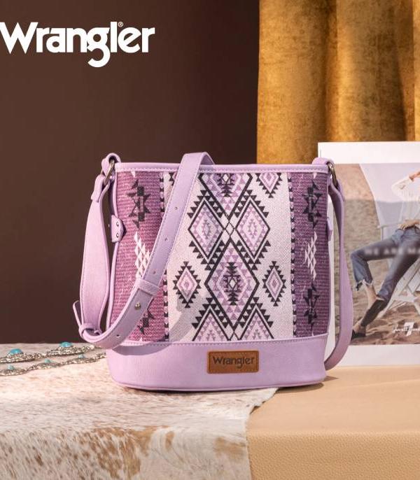 Wrangler Purple Southwestern Crossbody