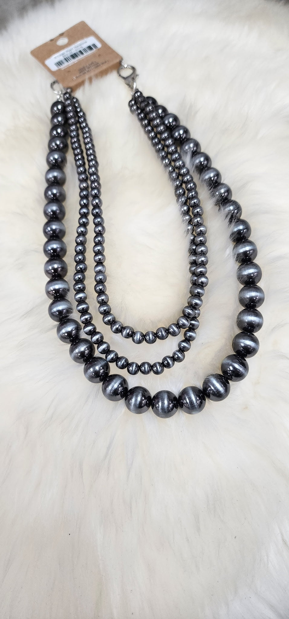 3-Layer Pearl Necklace