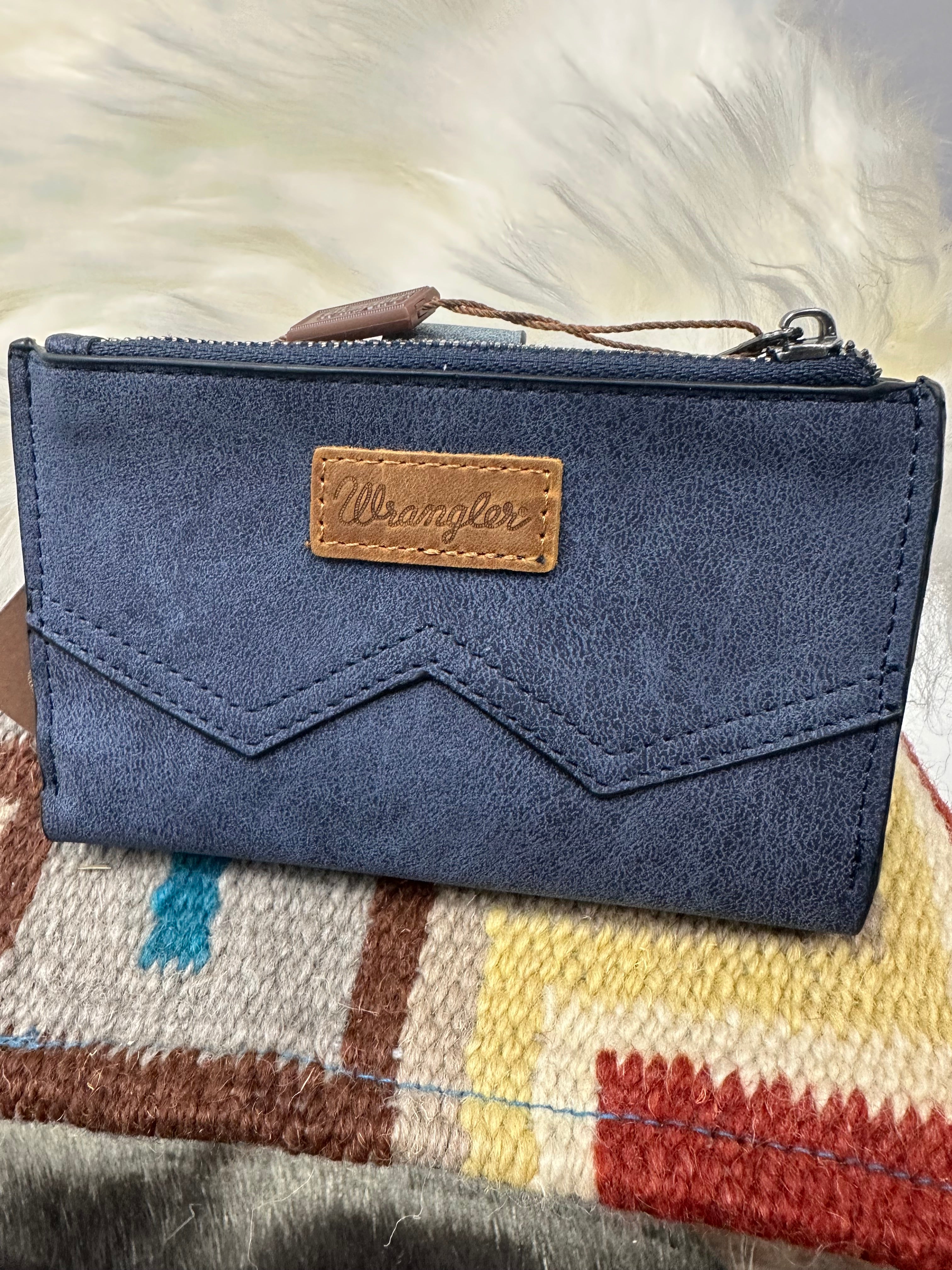 Wrangler Navy Bi-Fold Wallet