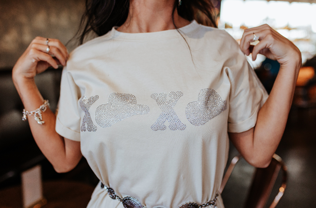 XOXO Charcoal Tee Dress