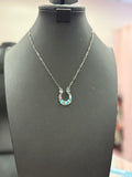 Turquoise Horseshoe Bead Necklace