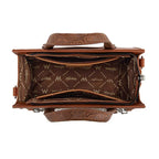 Wrangler Brown Lace Tote Crossbody