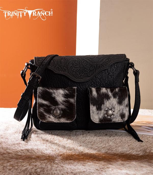 Trinity Ranch Chocolate Embossed Crossbody