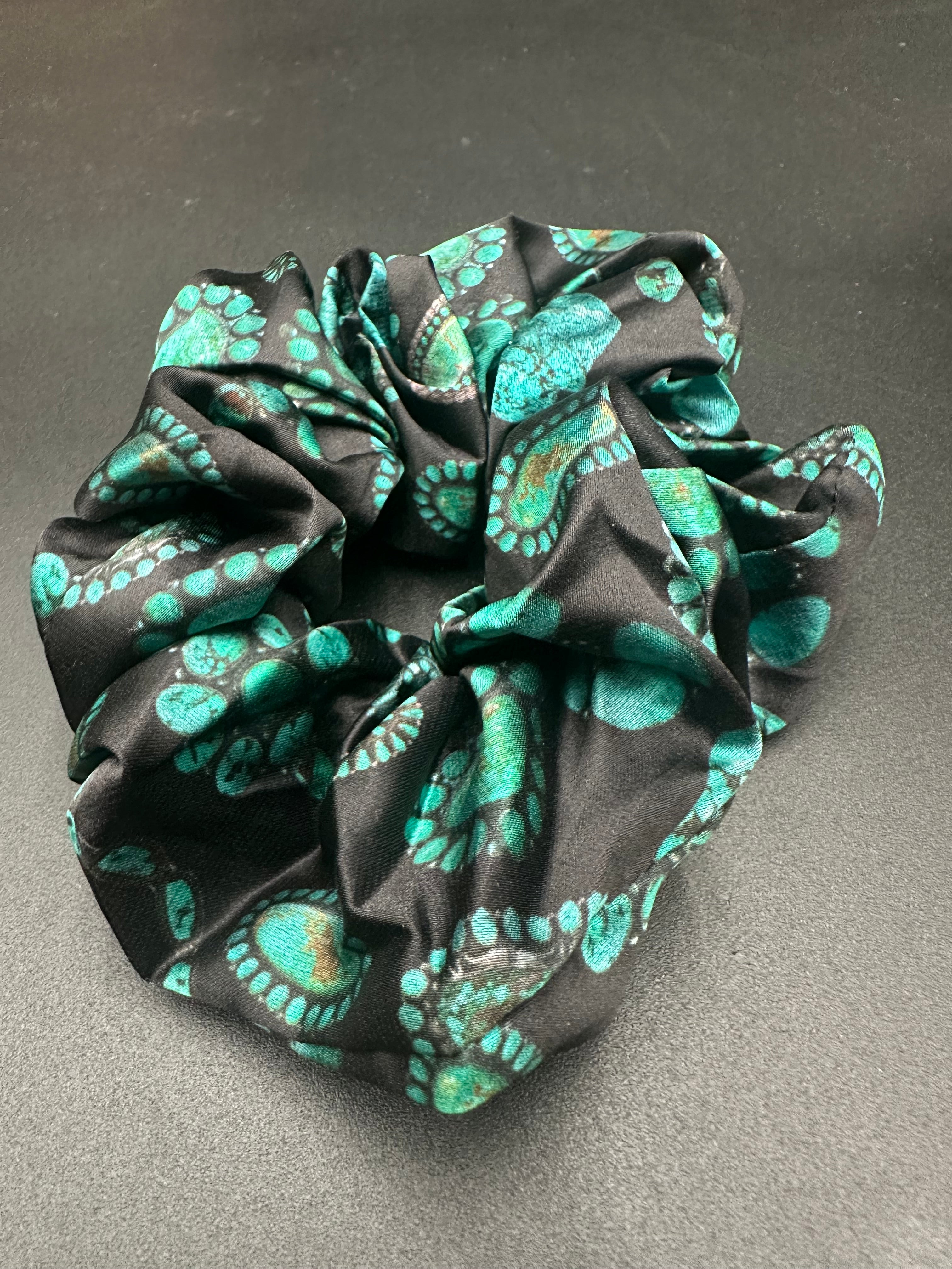 Forever Turquoise Scrunchie