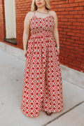 Coral Southwest Maxi Dress