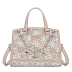 Wrangler Khaki Lace Tote Crossbody