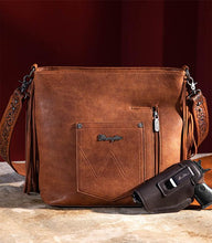 Load image into Gallery viewer, Wrangler Brown Embossed Crossbody/Shoulder Bag
