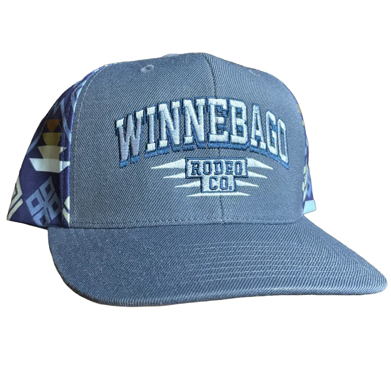 Winnebago Blue Aztec Cap