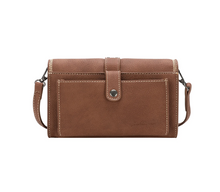 Load image into Gallery viewer, Montana West Brown Southwestern Phone Wallet Crossbody
