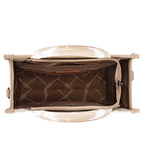 Wrangler Khaki Cow Print Mini Tote Crossbody