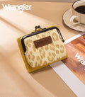 Wrangler Yellow Leopard Coin Wallet