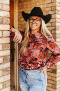 Checked In Country Pearl Snap Top