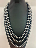 3-Layer Long Pearl Necklace