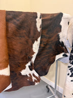 Tricolor Cowhide Rug