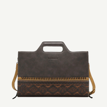 Load image into Gallery viewer, Montana West Chocolate Embossed Laptop Bag
