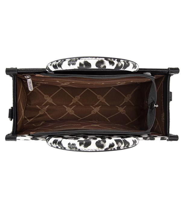 Wrangler Leopard Black Mini Tote Crossbody