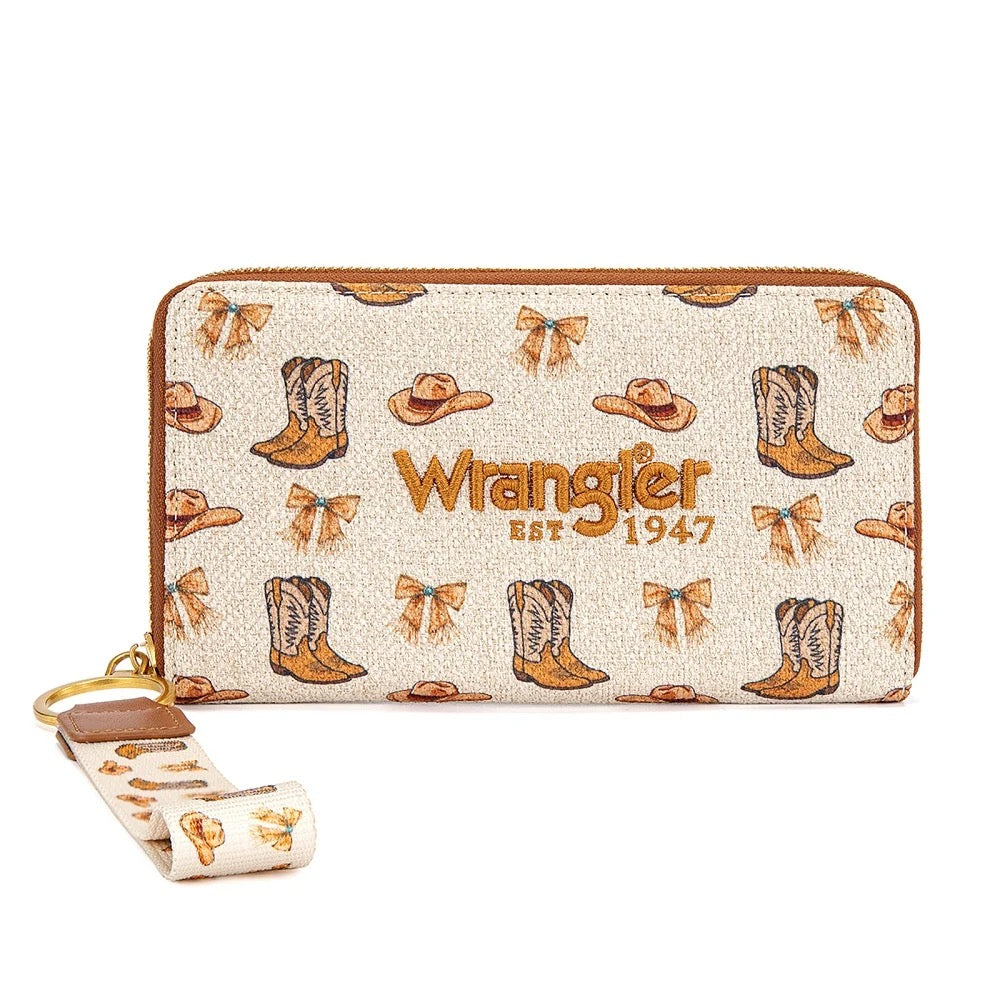 Wrangler Tan Boots Wallet