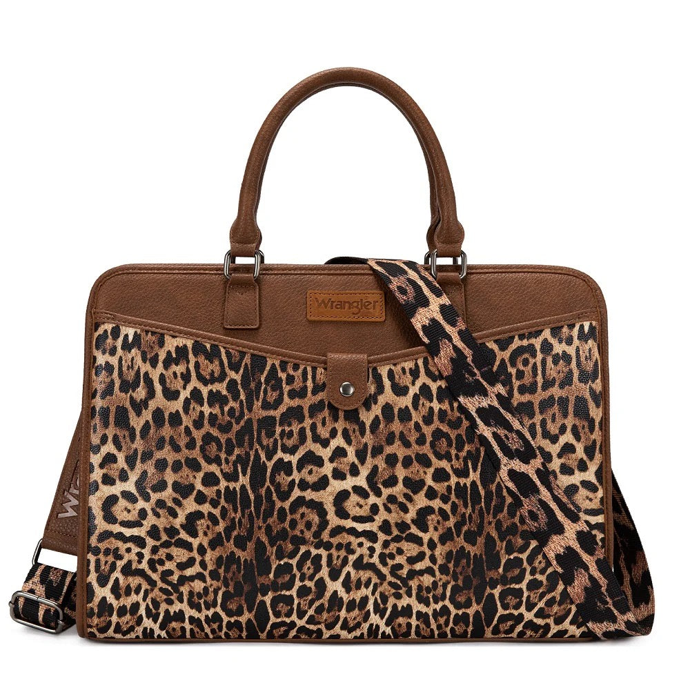 Leopard Print Tote Work Bag