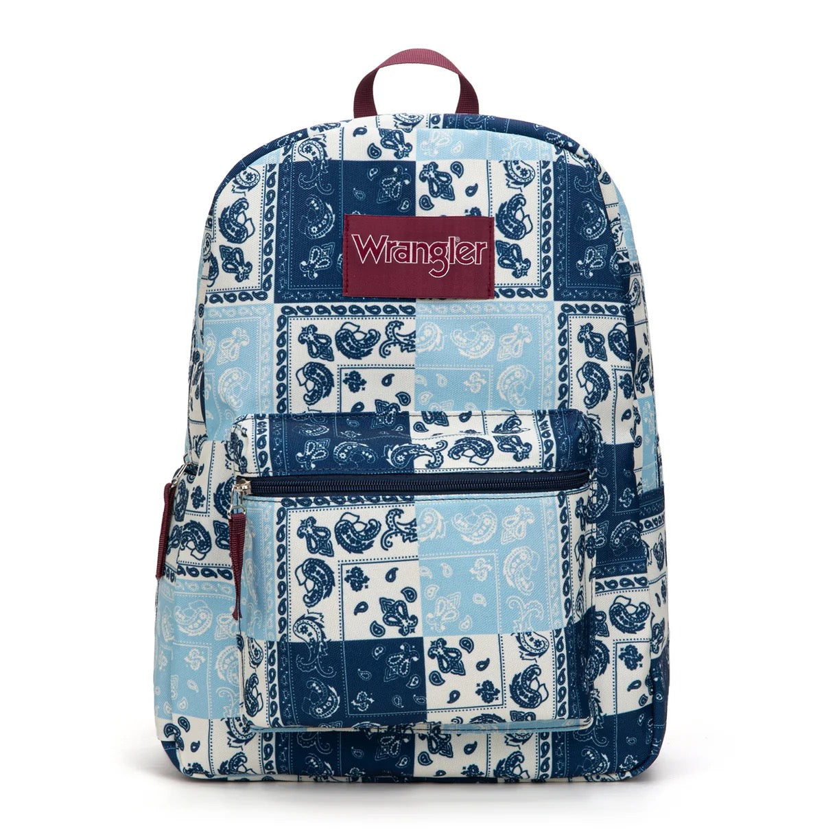 Wrangler Navy Paisley Print Backpack