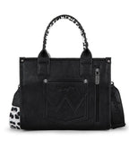 Wrangler Leopard Black Mini Tote Crossbody