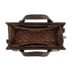 Wrangler Chocolate Lace Tote Crossbody