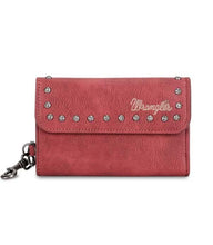 Load image into Gallery viewer, Wrangler Studded Wallet - Red
