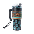Concho Crest Tooled Tumbler