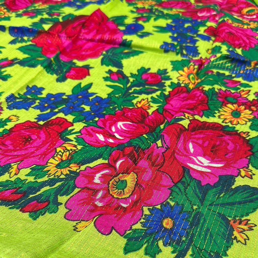 Asdzaa Scarf #14 Lime Green