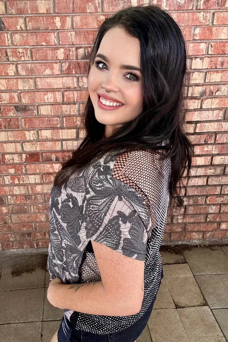 Love is Like A Butterfly Top