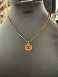 Halloween Pumpkin Necklace
