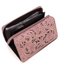Load image into Gallery viewer, Trinity Ranch Embossed Pink Wallet
