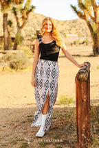 Southwestern Slit Skirt