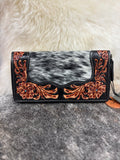 Desert Rose Hand Tooled Wallet