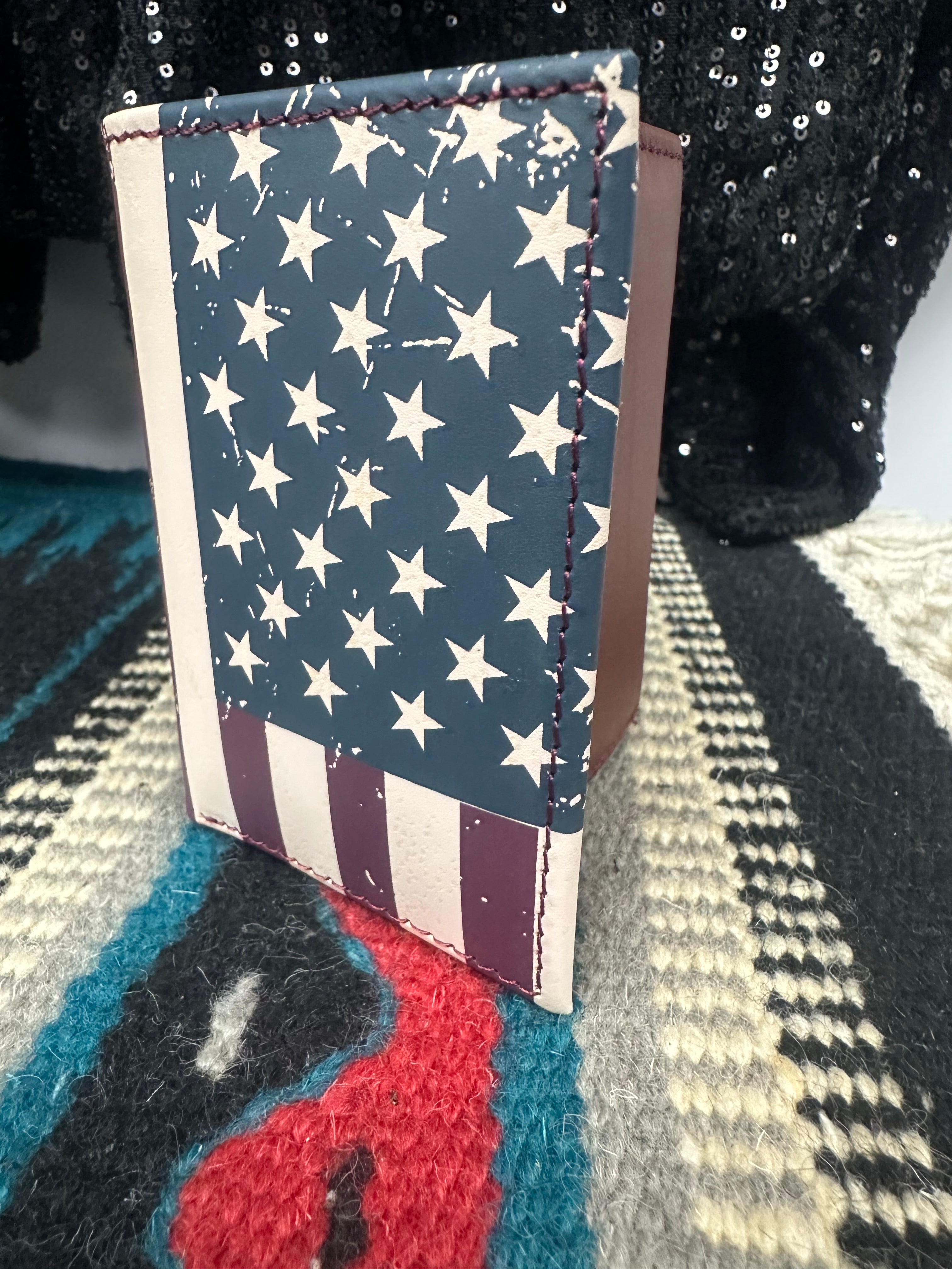 Montana West Flag Tri-Fold Wallet