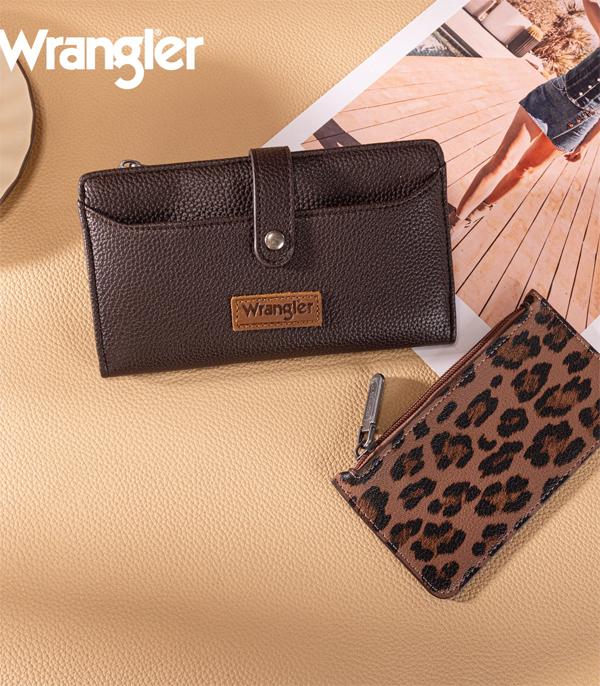 Wrangler Chocolate Leopard Wallet
