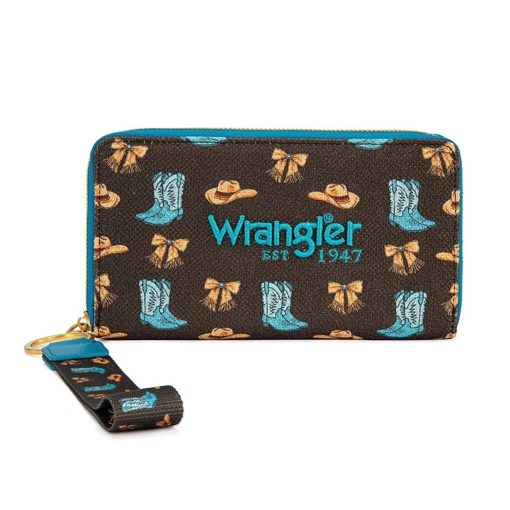 Wrangler Black Boots Wallet