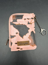 Load image into Gallery viewer, Wrangler Pink Cow Print Card Holder
