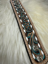 Load image into Gallery viewer, Leather Buckstitch Cuff Bracelet
