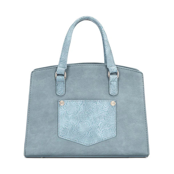 Wrangler Denim Lace Tote Crossbody