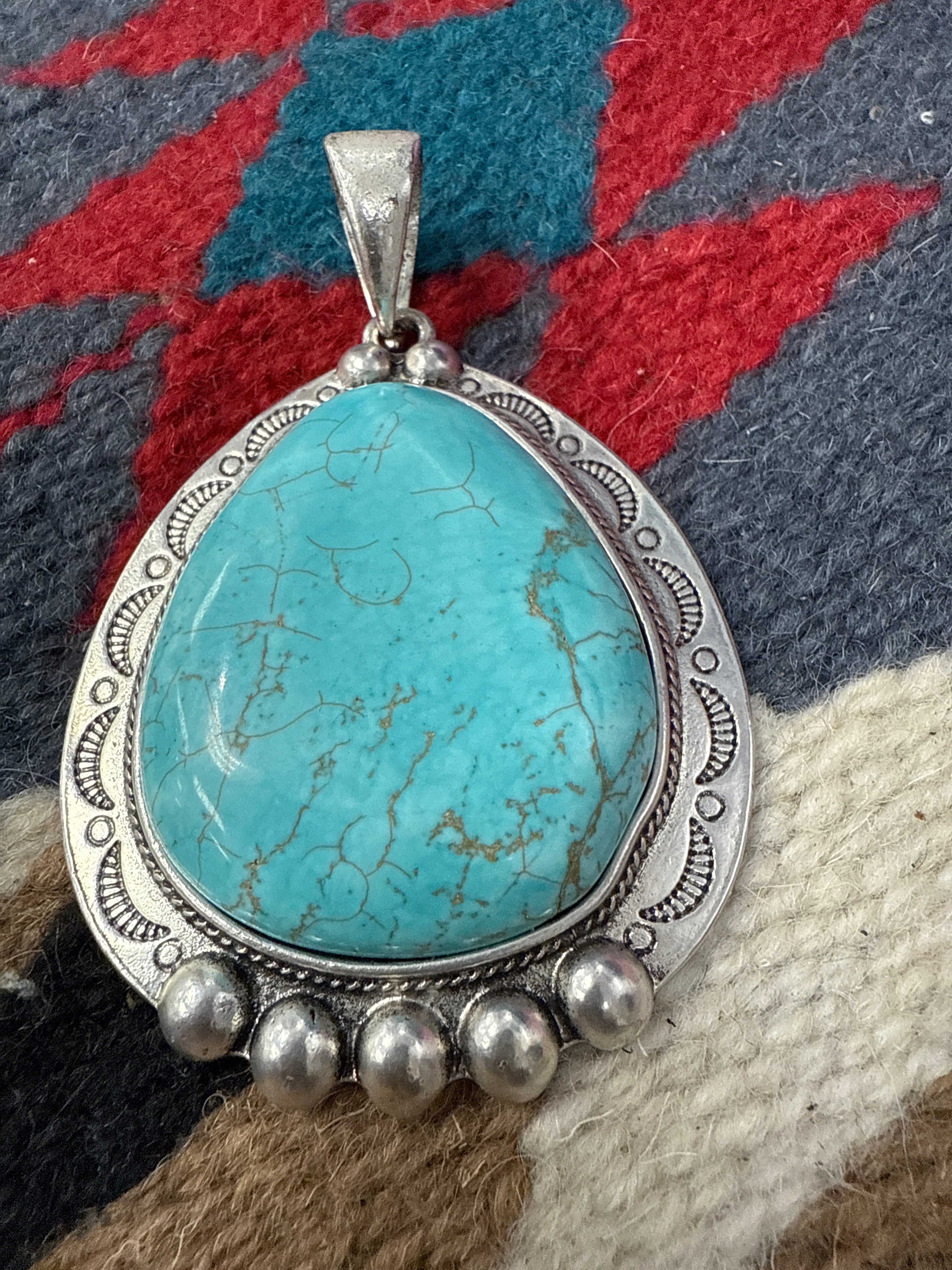 Natural Turquoise Pendant