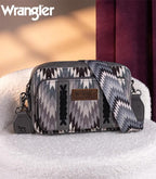 Wrangler Grey Southwestern Wallet Crossbody