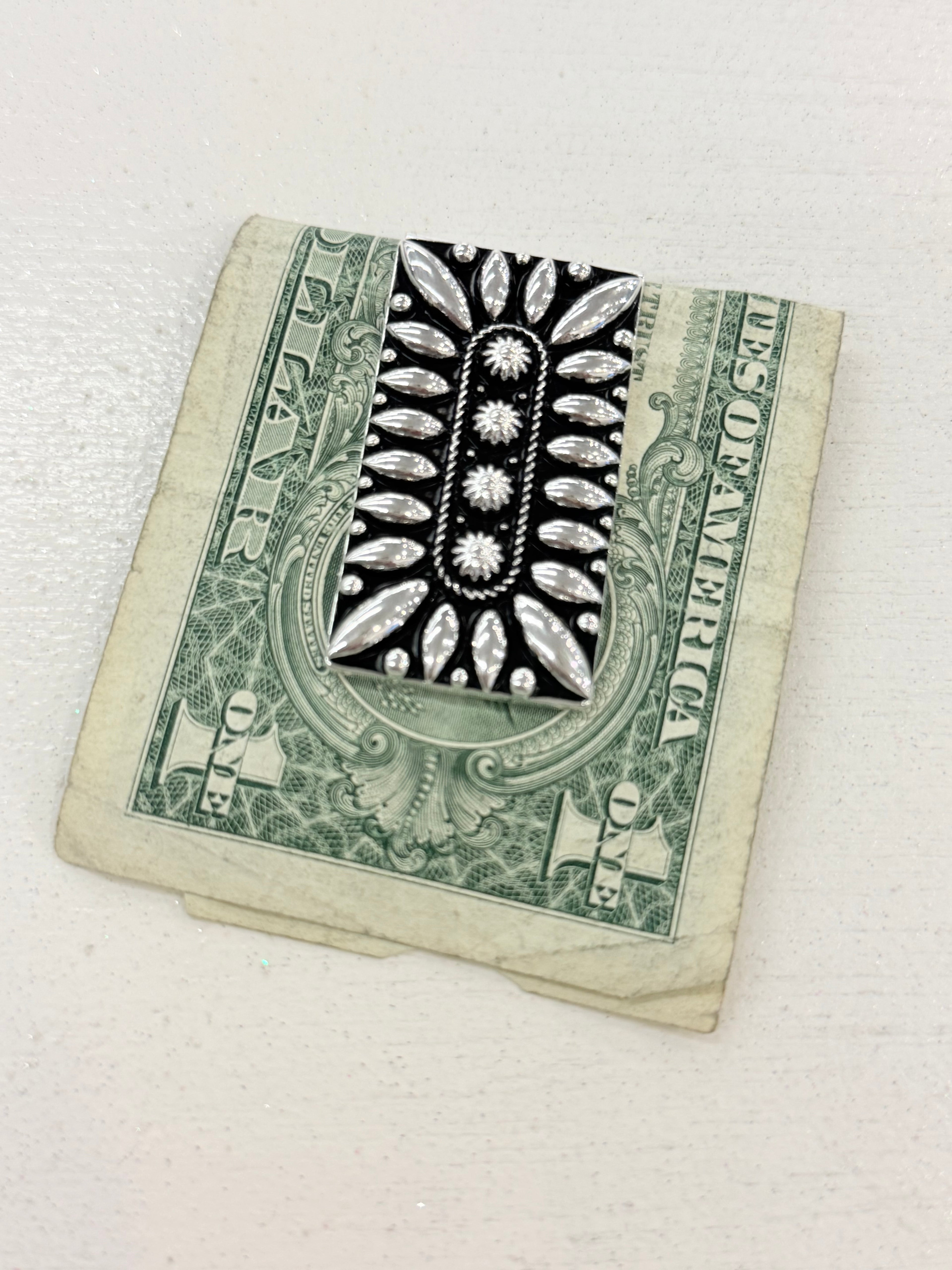 Stamped Bead Money Clip