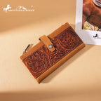Montana West Brown Embossed Wallet
