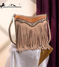 Montana West Tan Fringe Crossbody Purse