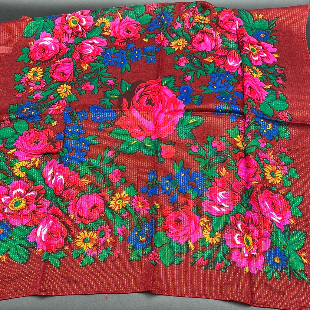 Asdzaa Scarf #2 Maroon