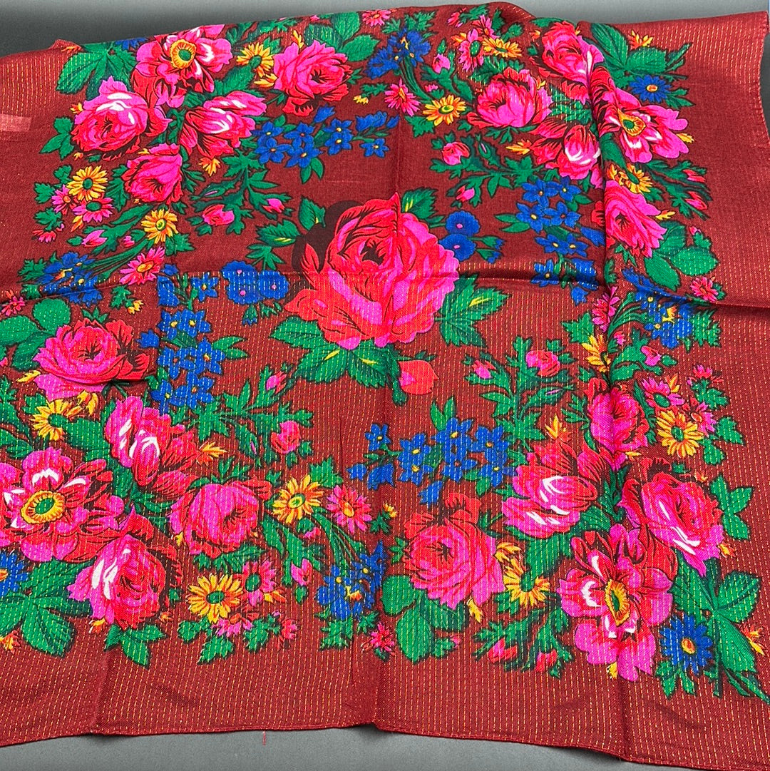 Asdzaa Scarf #2 Maroon