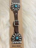 White/Turquoise Watch Band